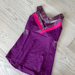 Deep v athletic top